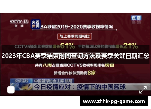 2023年CBA赛季结束时间查询方法及赛季关键日期汇总 2023年CBA赛季结束时间查询方法及赛季关键日期汇总